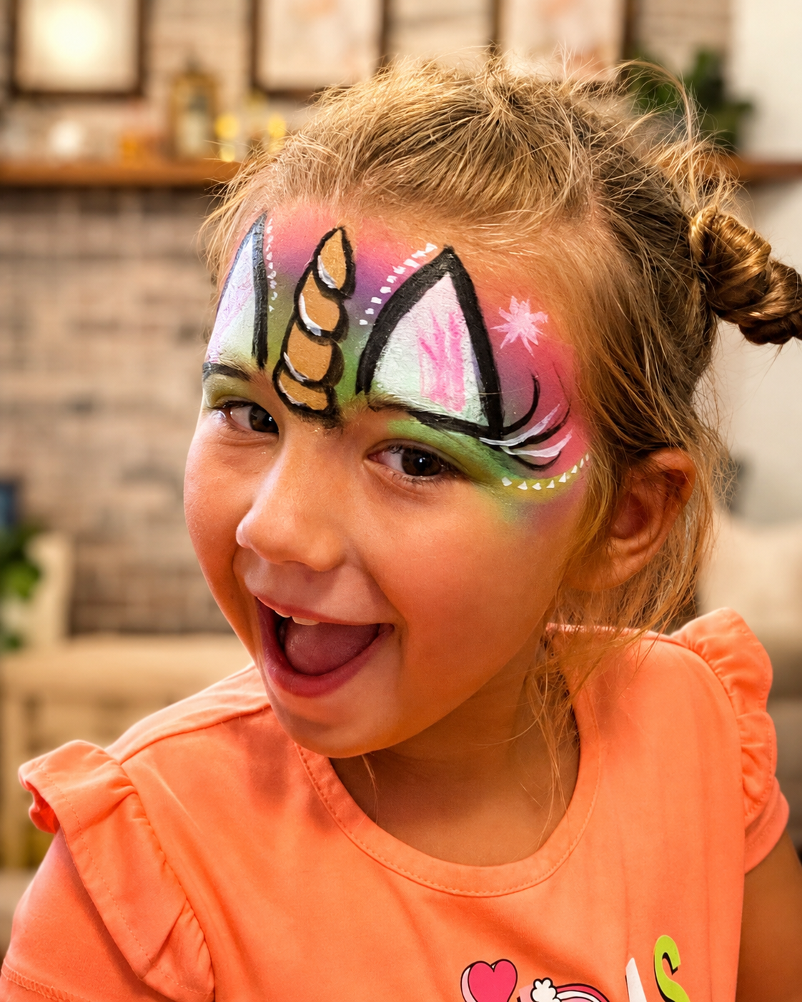 Unicorn face painting