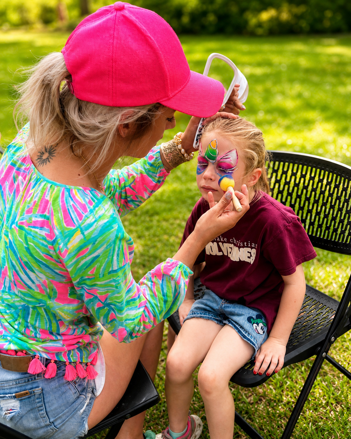 Unicorn face painting
